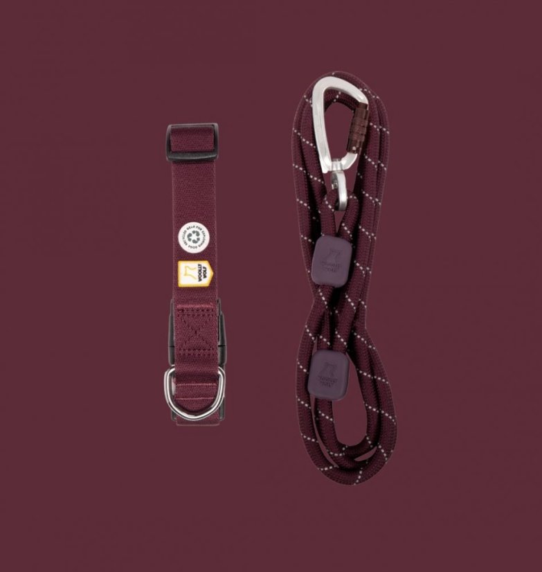 OBOJEK JUICY PLUM - Velikost obojku: 25 - 35