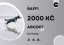 DÁRKOVÝ POUKAZ 2000 KČ - Typ poukazu: Klasický