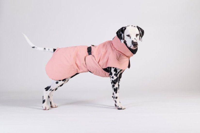 ZIMNÍ REFLEXNÍ BUNDA PAIKKA WOOL ROSE - Velikost: 60