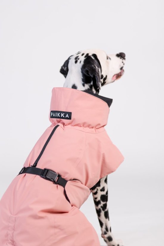 ZIMNÍ REFLEXNÍ BUNDA PAIKKA WOOL ROSE - Velikost: 60