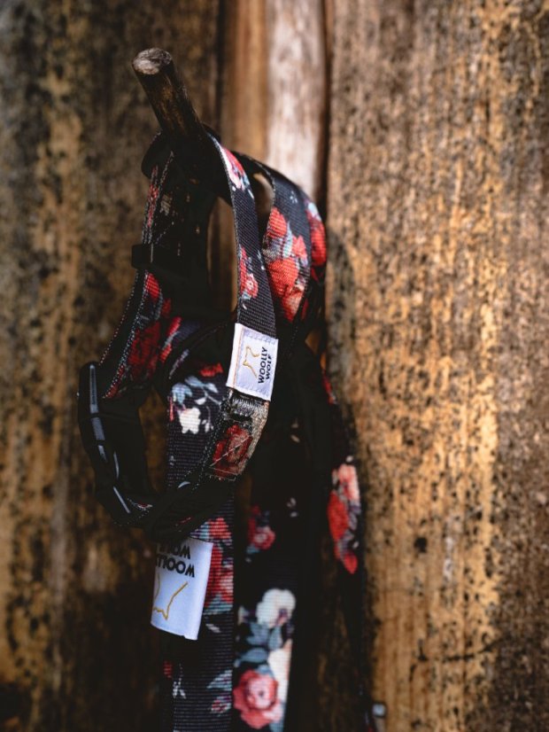 OBOJEK WILD ROSE - Velikost obojku: 30 - 45