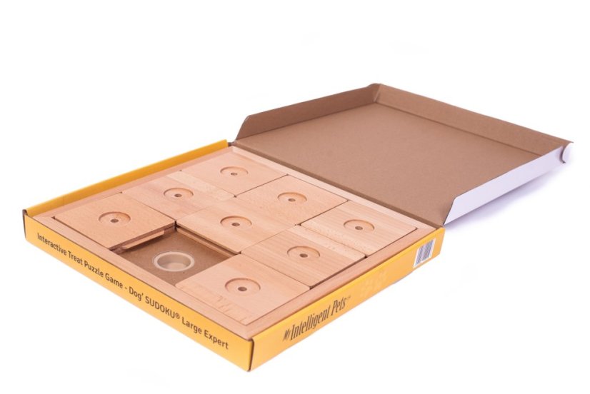 SUDOKU DŘEVĚNÉ MY INTELLIGENTE DOGS LARGE EXPERT - OBTÍŽNOST 3