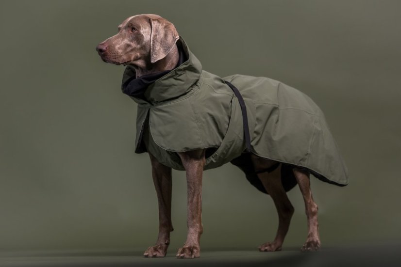 ZIMNÍ REFLEXNÍ BUNDA PAIKKA WOOL GREEN - Velikost: 35