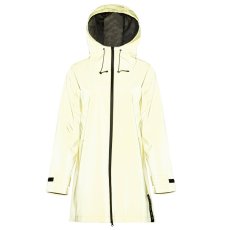 Dámská reflexní pláštěnka žlutá za tmy