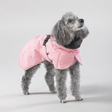 Reflexní zimní bunda růžová 6