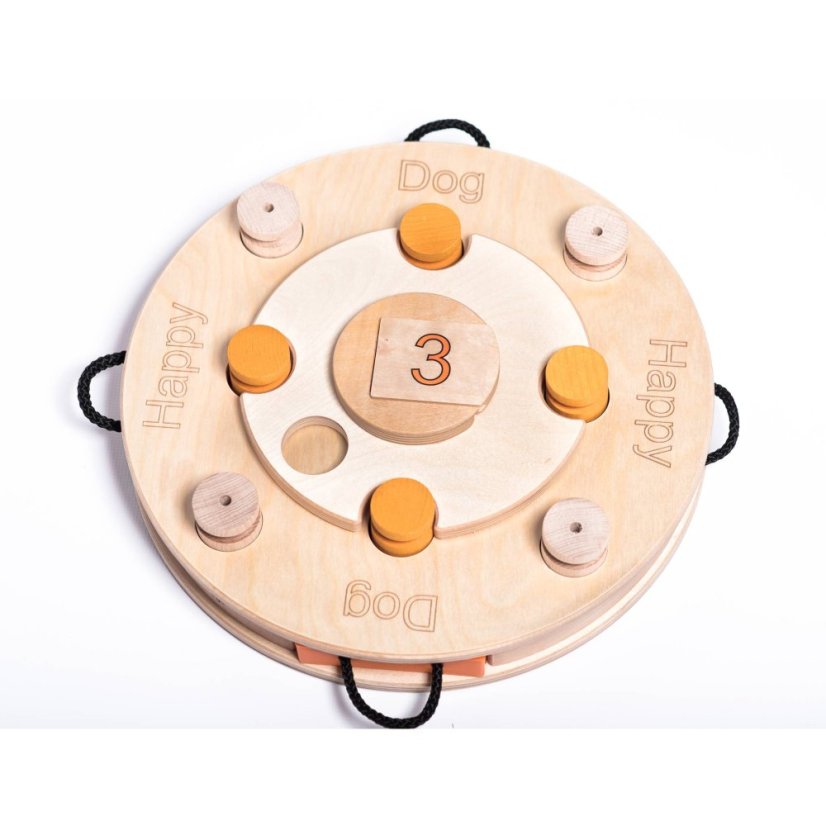 HLAVOLAM NAROZENINOVÝ DORT MY INTELLIGENT DOGS - OBTÍŽNOST 4