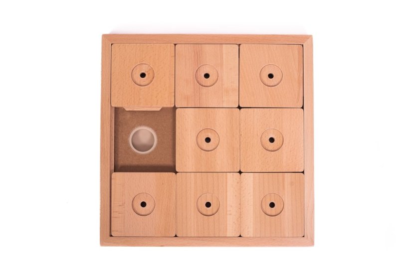 SUDOKU DŘEVĚNÉ MY INTELLIGENTE DOGS LARGE EXPERT - OBTÍŽNOST 3