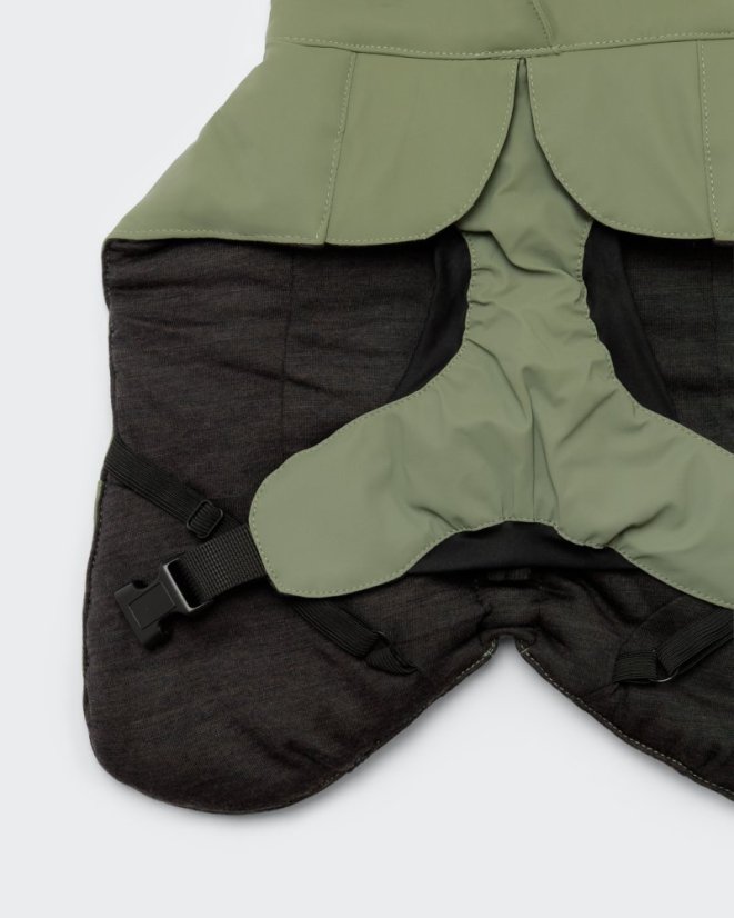 ZIMNÍ REFLEXNÍ BUNDA PAIKKA WOOL GREEN - Velikost: 35