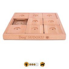 SUDOKU DŘEVĚNÉ MY INTELLIGENTE DOGS MEDIUM EXPERT - OBTÍŽNOST 3