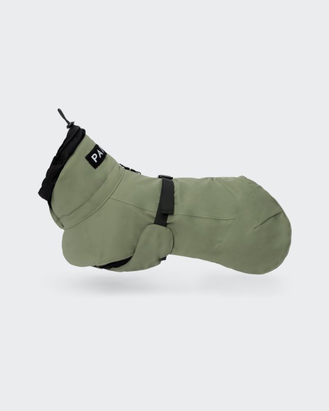ZIMNÍ REFLEXNÍ BUNDA PAIKKA WOOL GREEN - Velikost: 50
