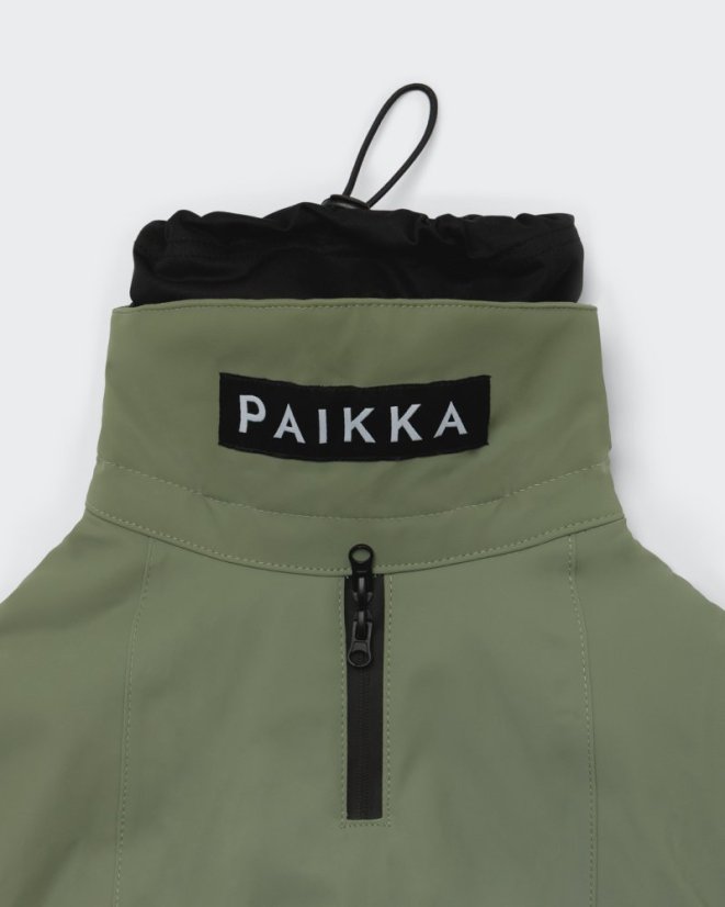 ZIMNÍ REFLEXNÍ BUNDA PAIKKA WOOL GREEN - Velikost: 35