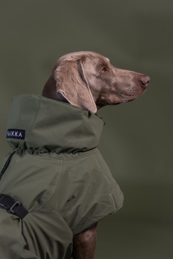 ZIMNÍ REFLEXNÍ BUNDA PAIKKA WOOL GREEN - Velikost: 35